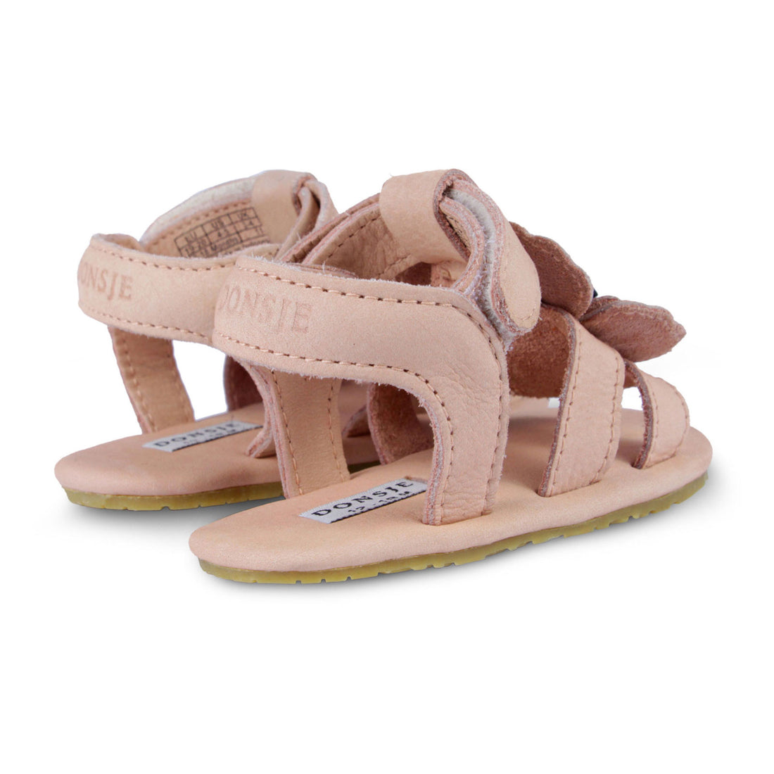 Donsje Coral Nubuck Anemone Baby Sandals