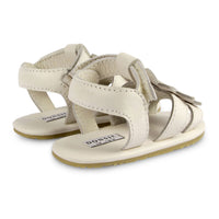Donsje Off White Leather Daisy Baby Sandals