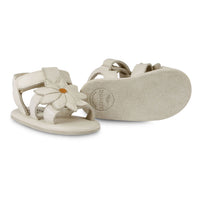 Donsje Off White Leather Daisy Baby Sandals