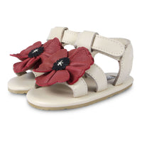 Donsje Cream Leather Poppy Baby Sandals