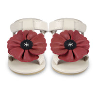 Donsje Cream Leather Poppy Baby Sandals