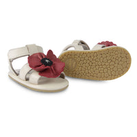 Donsje Cream Leather Poppy Baby Sandals