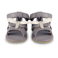 Donsje Dark Lavender Leather Dragonfly Baby Sandals