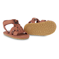 Donsje Walnut Nubuck Lady Bird Baby Sandals