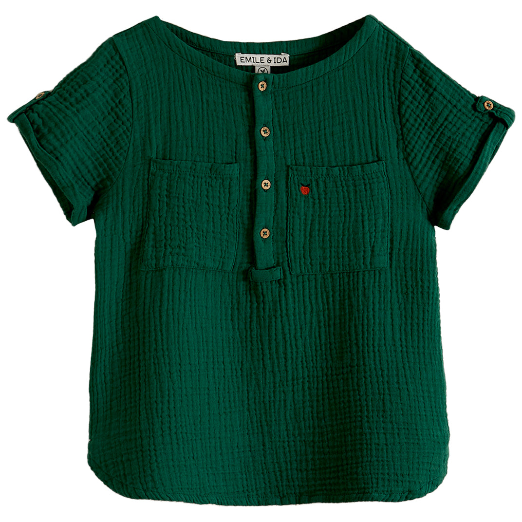 Emile et Ida Green Gauze Kurta