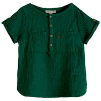 Emile et Ida Green Gauze Kurta