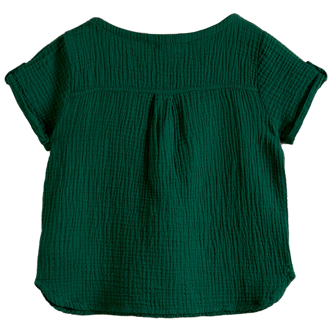 Emile et Ida Green Gauze Kurta