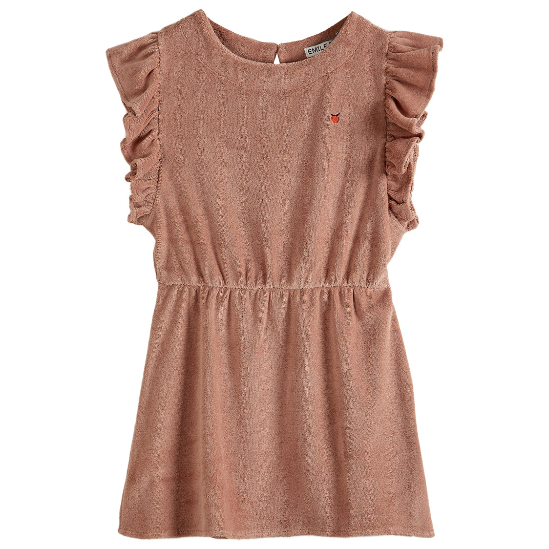 Emile et Ida Terracotta Terry Dress