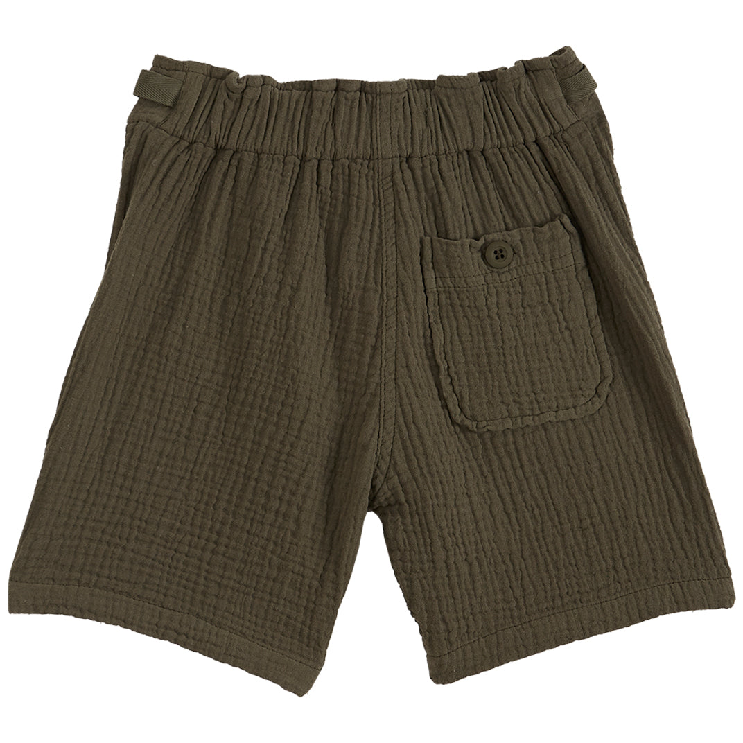 Emile et Ida Kaki Gauze Shorts