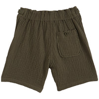 Emile et Ida Kaki Gauze Shorts