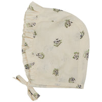 Emile et Ida Ecru Berry Print Bonnet