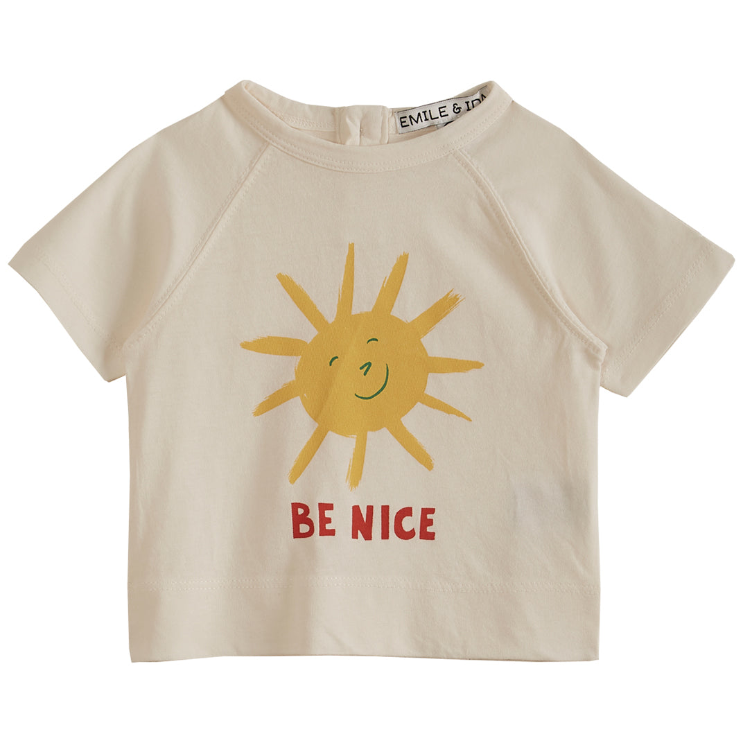 Emile et Ida Ecru Be Nice Tee