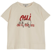 Emile et Ida Ecru Laying Around Tee
