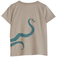 Emile et Ida Grey Octopus Tee