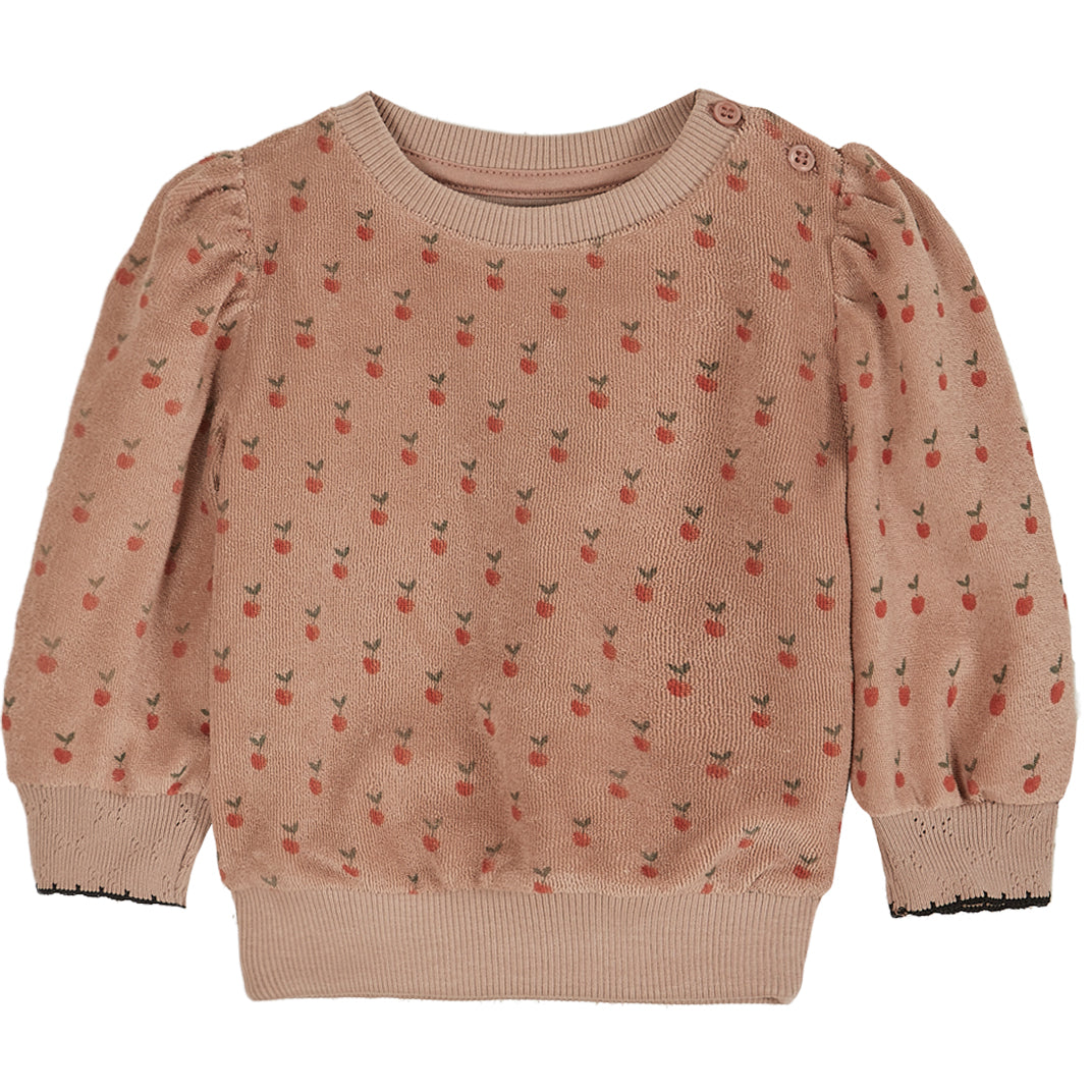 Emile et Ida Terracota Pommes Terry Sweatshirt