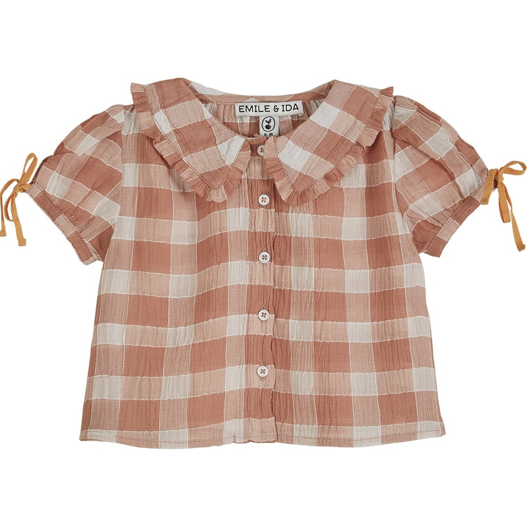 Emile et Ida Rose Large Vinchy Blouse
