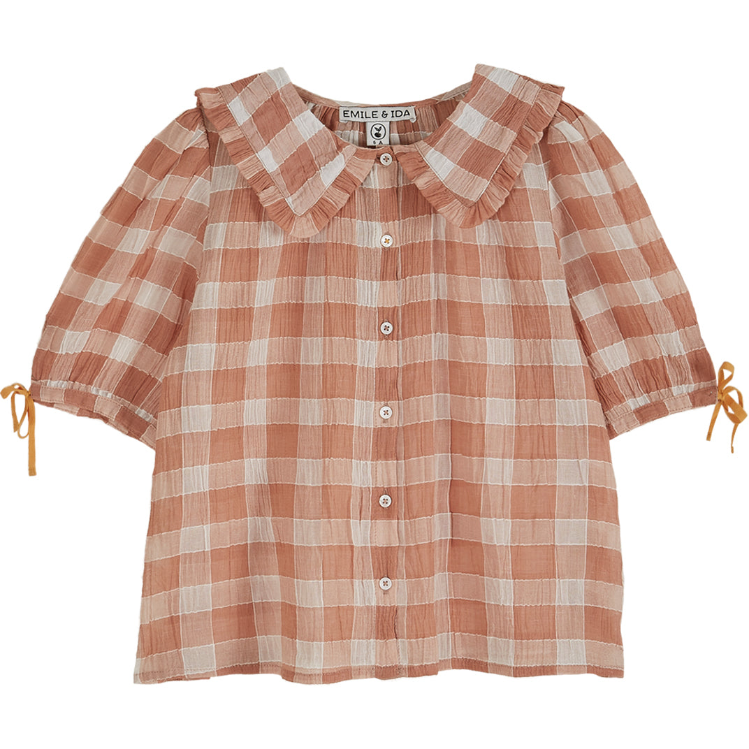 Emile et Ida Rose Large Vinchy Blouse