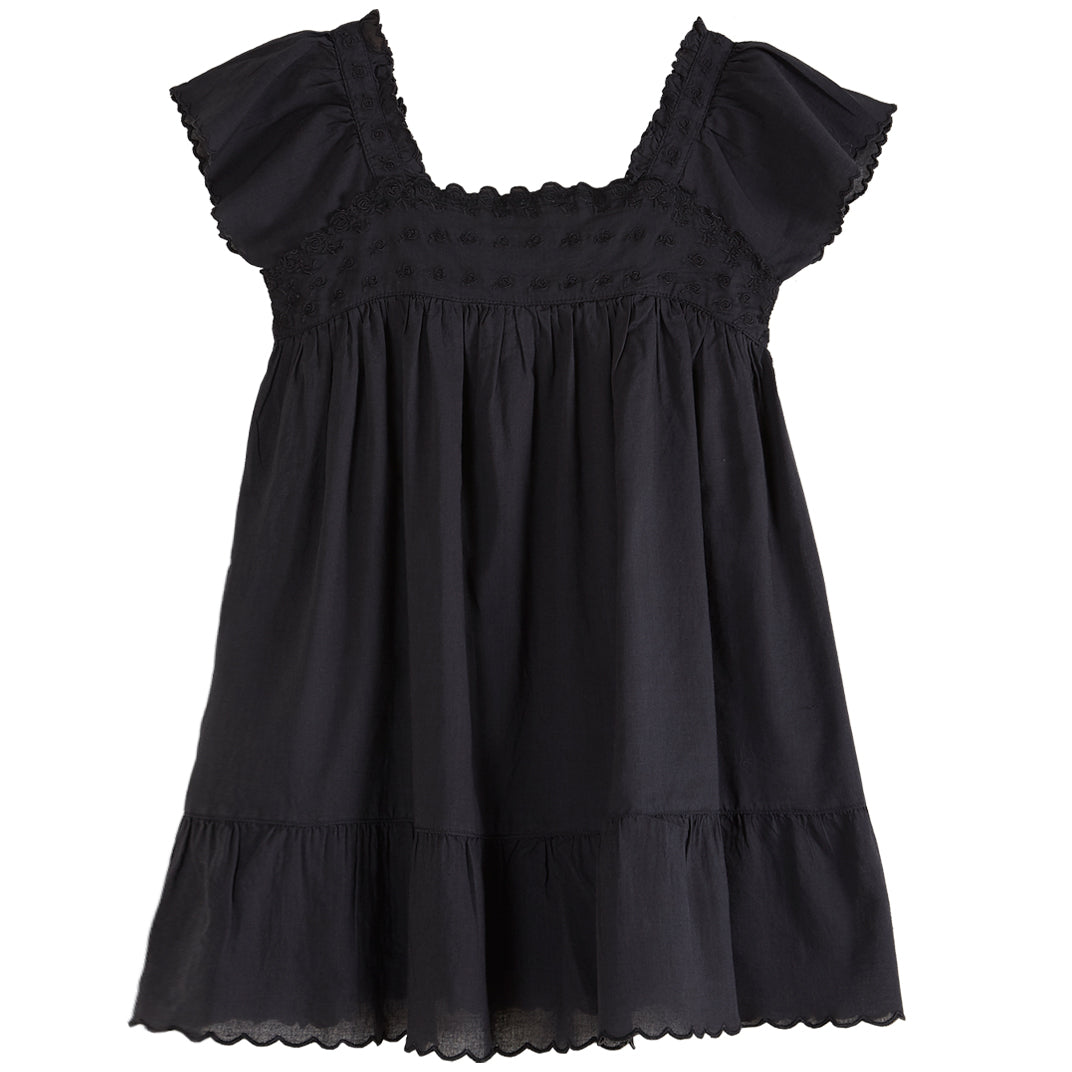 Emile et Ida Bitume Vintage Embroidered Dress
