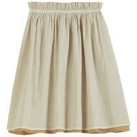 Emile et Ida Ecru Reversible Skirt