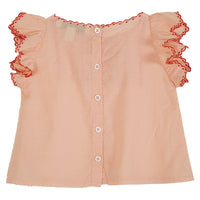 Emile et Ida Rose Vintage Embroidered Baby Blouse
