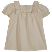 Emile et Ida Ecru Vintage Embroidered Baby Dress