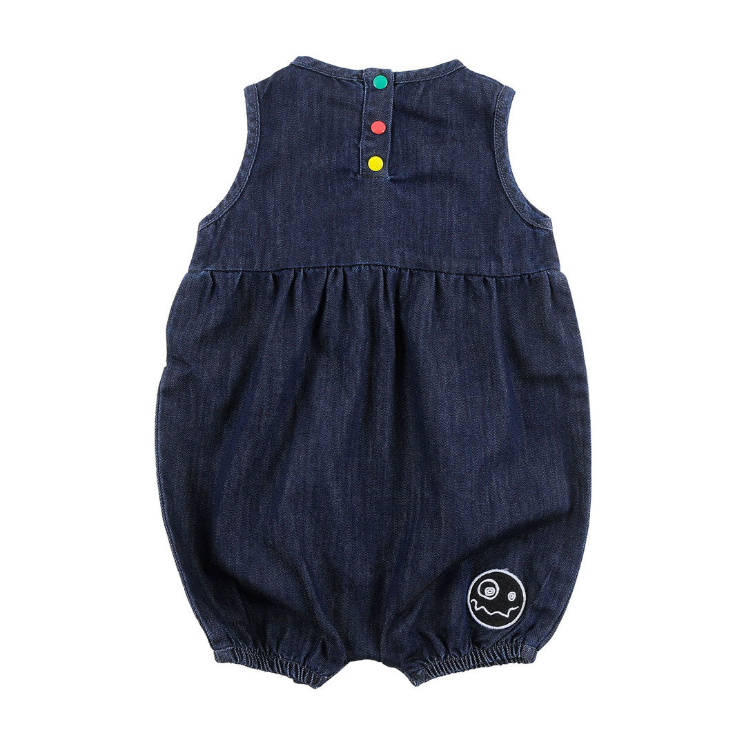 LOUD Denim Washed Thrill Romper