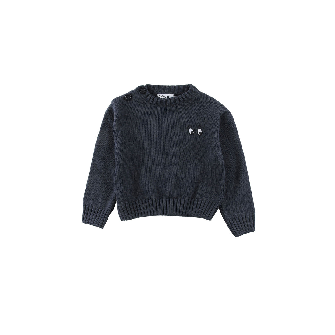 Loud Grey Ashfalt Eyes Glam Sweater