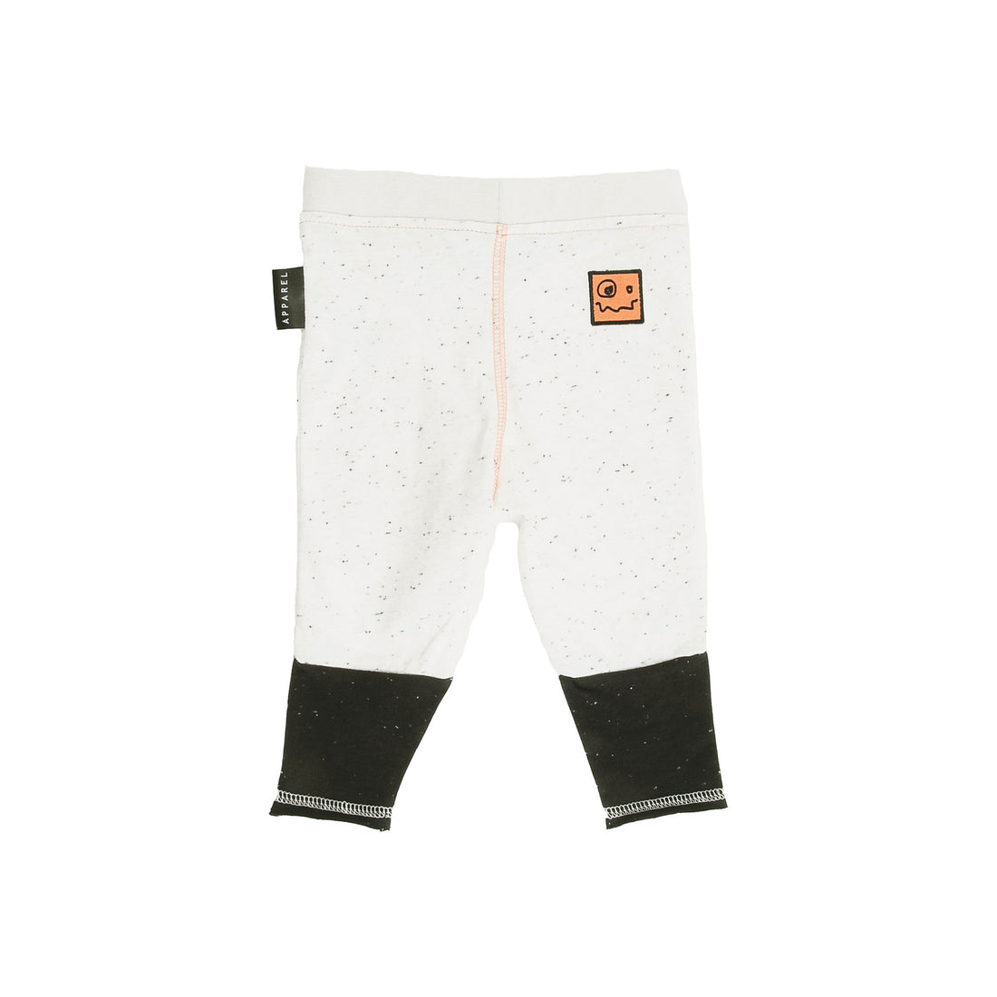 LOUD Black/Ecru Baby Leggings