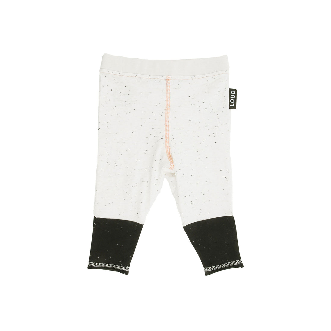 LOUD Black/Ecru Baby Leggings