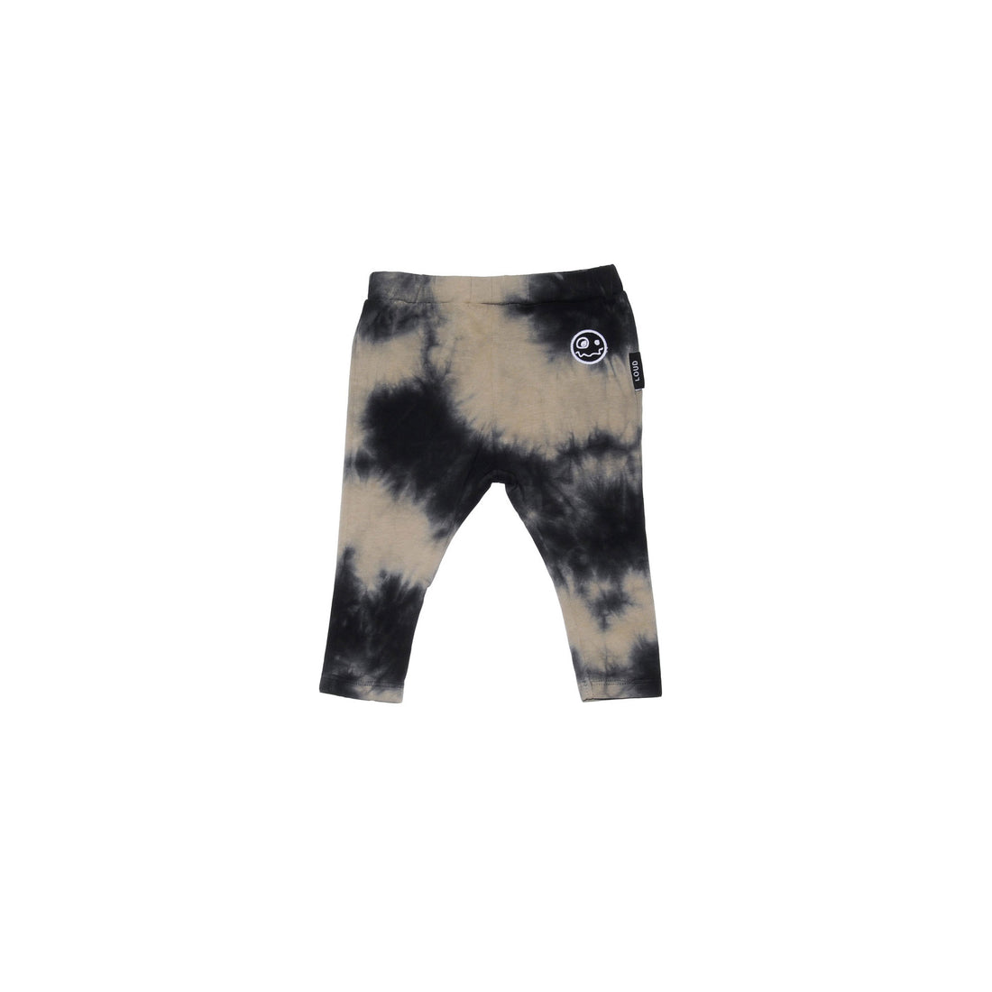 Loud Taupe Tie Dye Baby Leggings