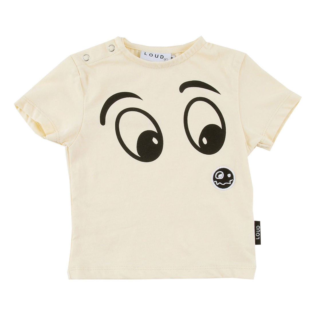 Loud Ecru Regular Fit Baby T-Shirt