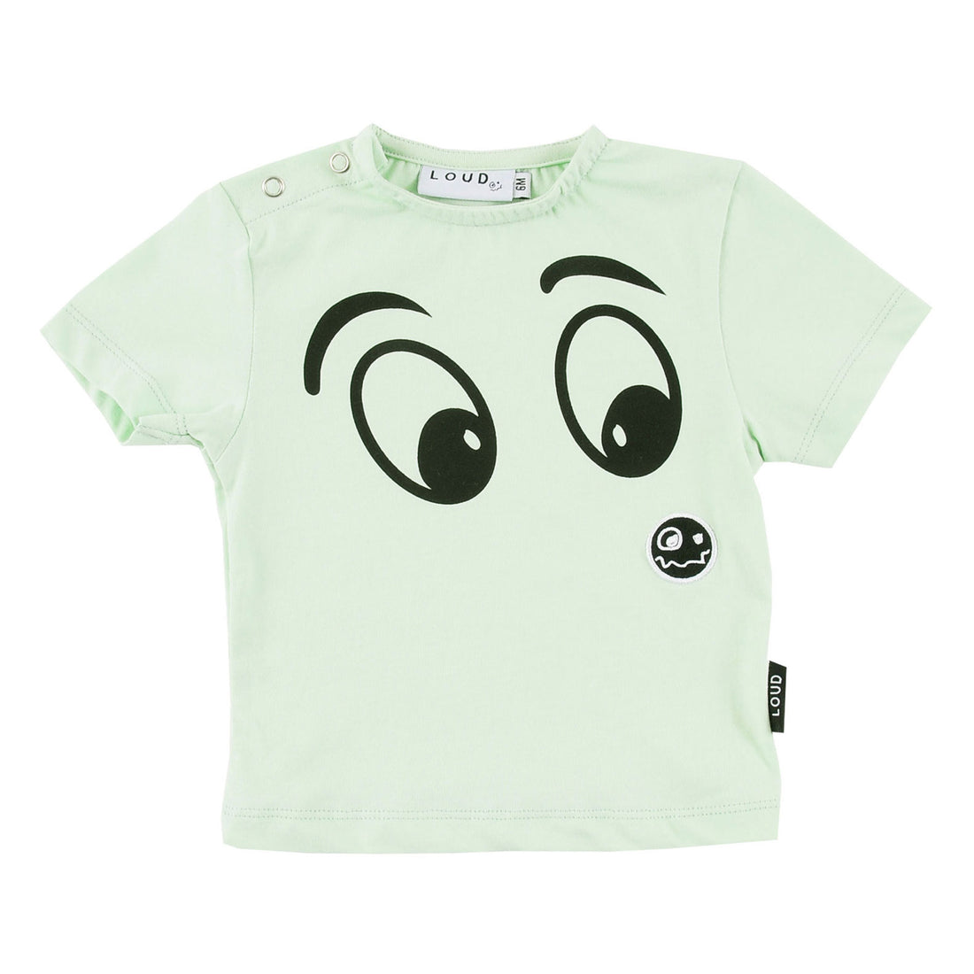 Loud Pastel Green Regular Fit Baby T-Shirt