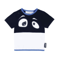 LOUD Black/White Zoom Eyes Baby Tee