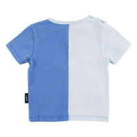 Loud Blue Pastel 2 Tone Baby T-Shirt