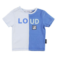 Loud Blue Pastel 2 Tone Baby T-Shirt