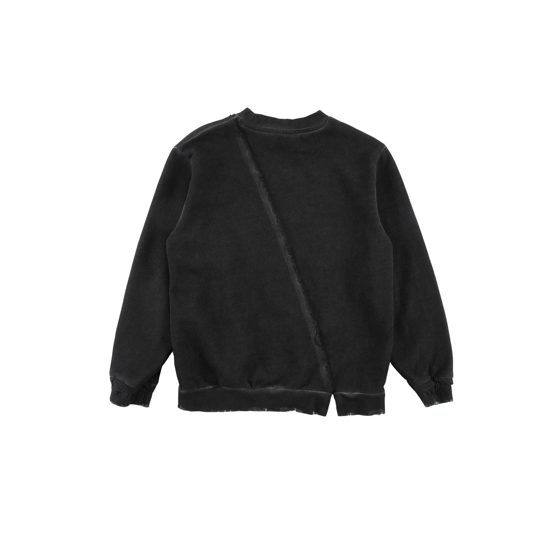 Loud Black Asymmetric Cut Sweatshirt