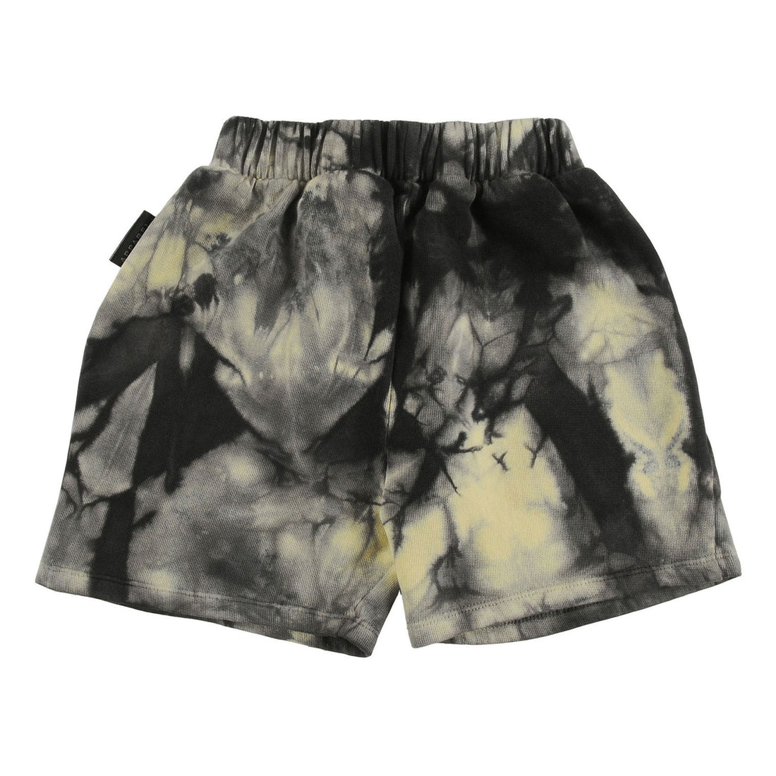 Loud Yellow Pastel Tie Dye Shorts