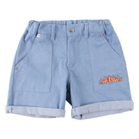 Loud Light Blue Denim Ray Shorts