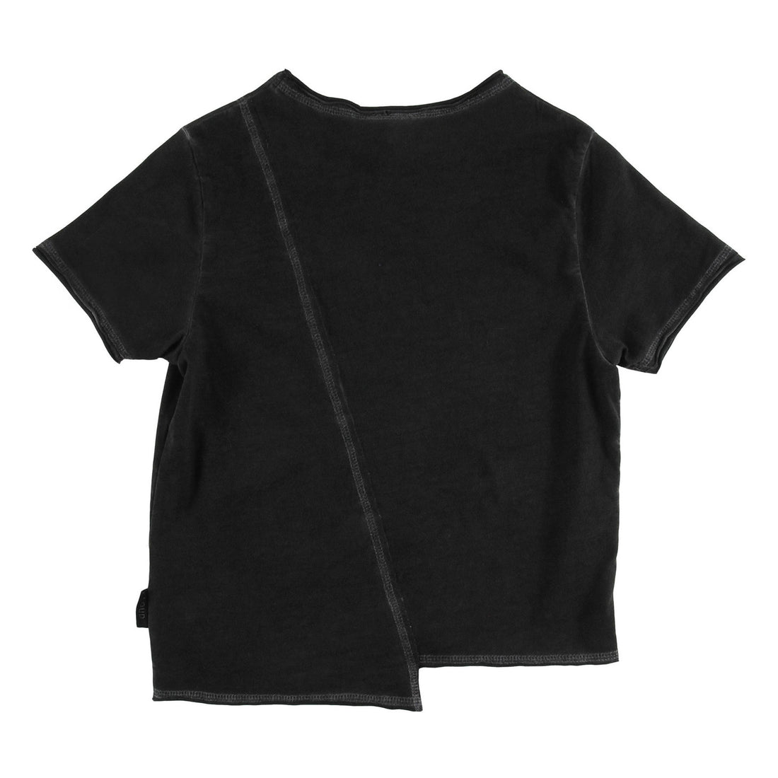 Loud Black Asymetric Time T-Shirt