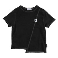 Loud Black Asymetric Time T-Shirt