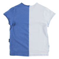 Loud Blue Pastel 2 Tone Loose T-Shirt