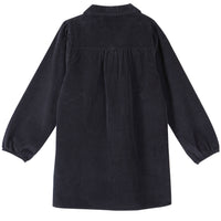 Emile et Ida Bitume Velvet Collar Dress