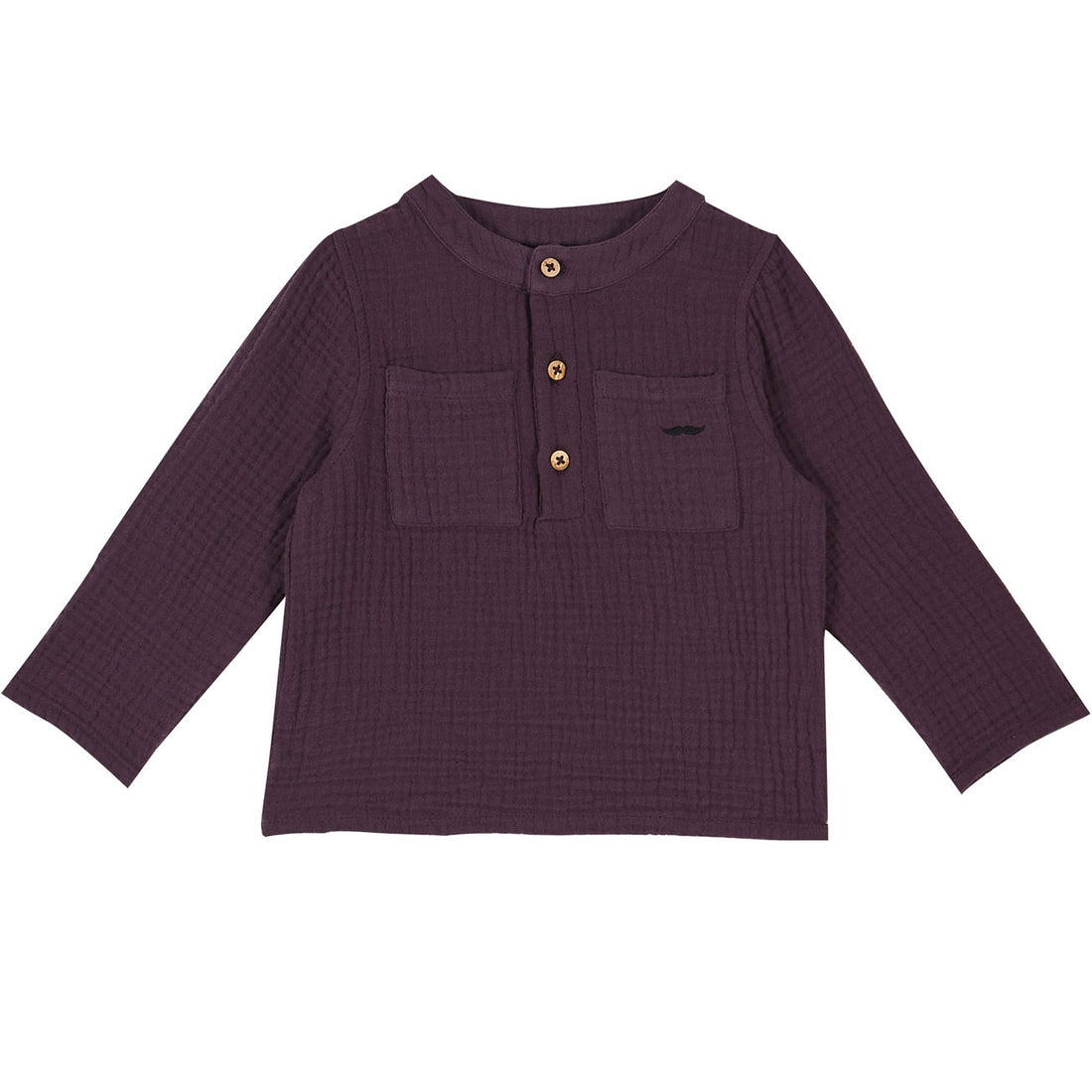 Emile et Ida Eggplant Gauze Kurta