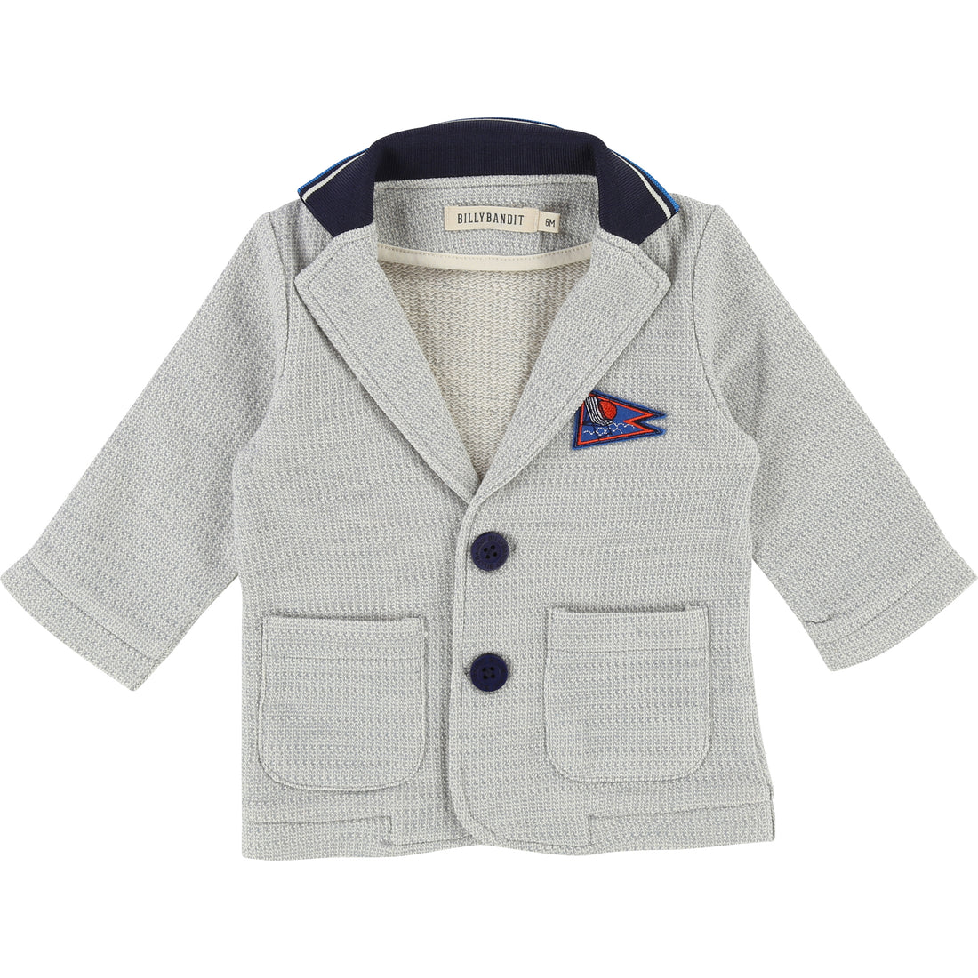 Billybandit Light Blue Knit Baby Blazer