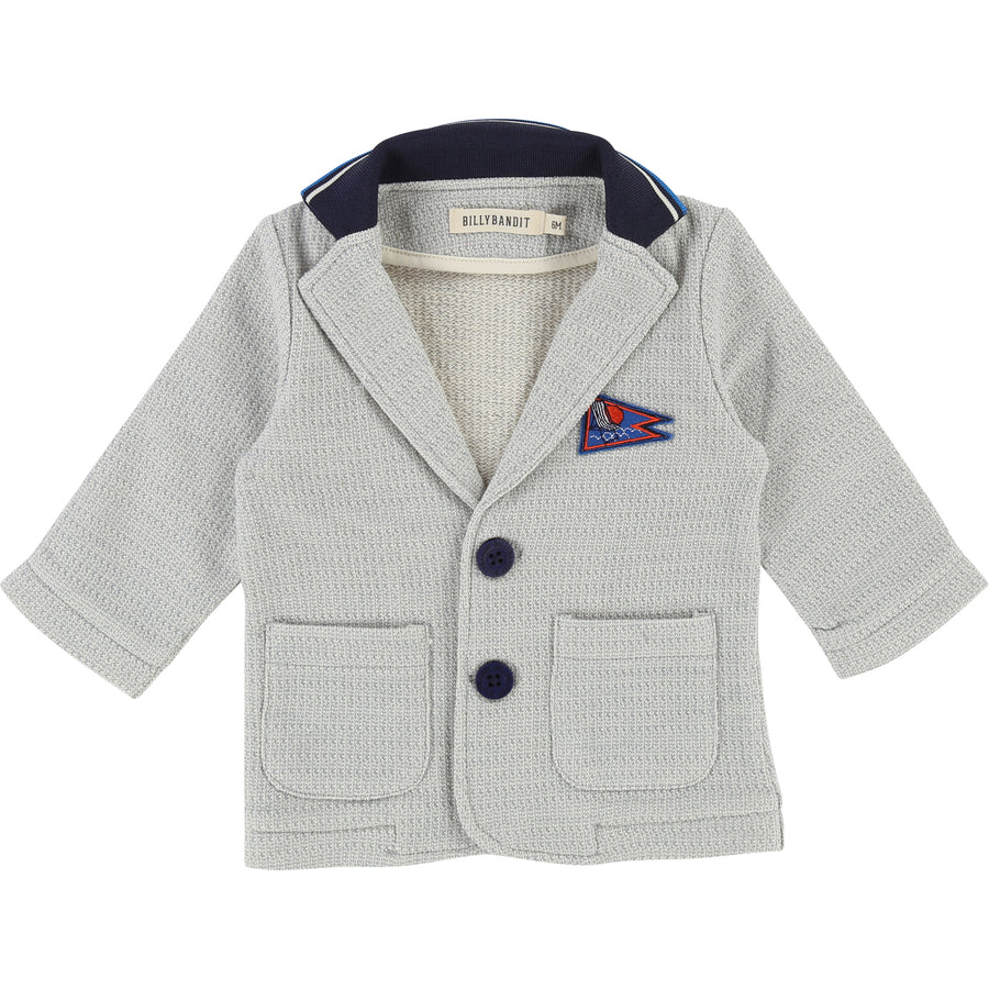 Billybandit Light Blue Knit Baby Blazer