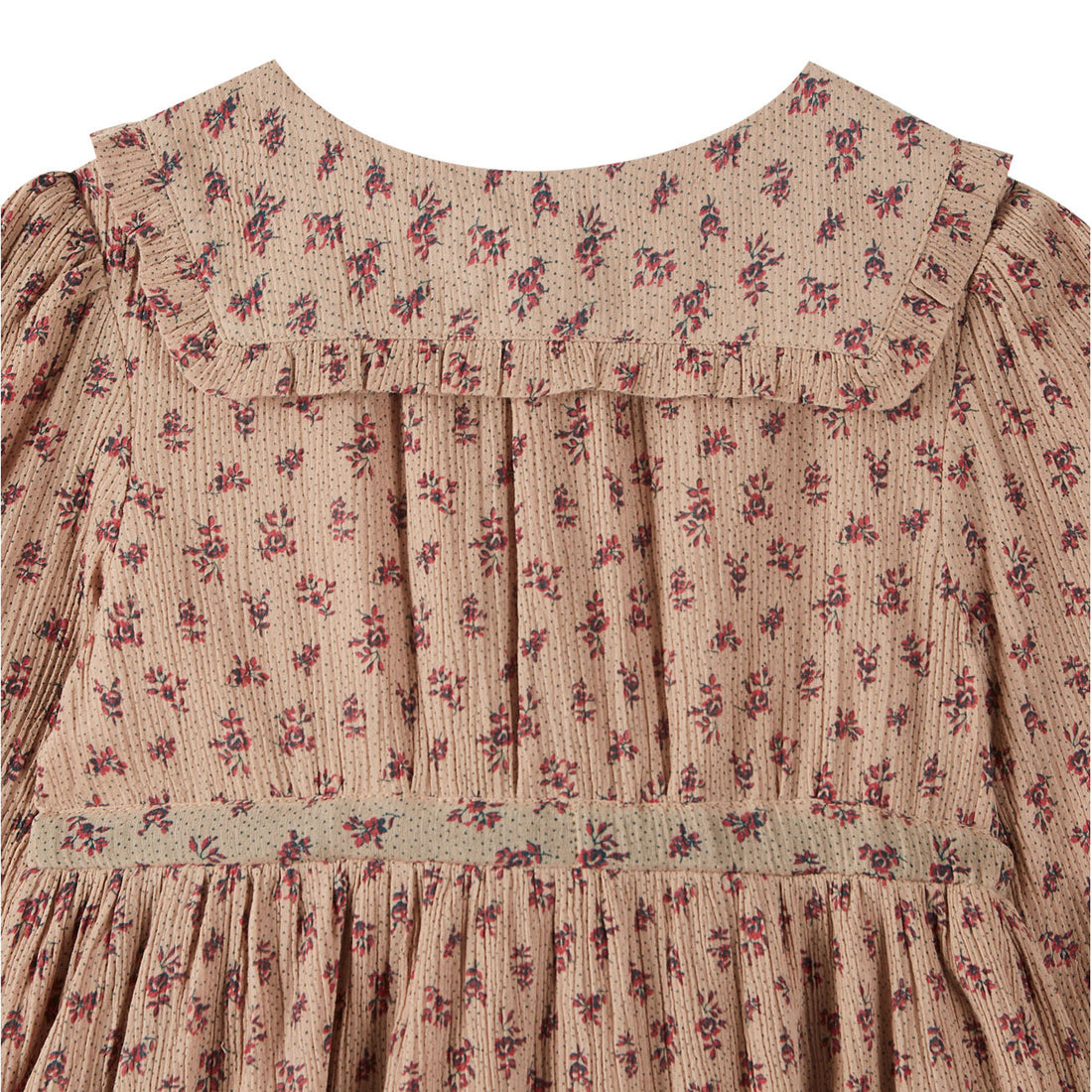 Emile et Ida Pink Floral Print Collar Dress