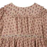Emile et Ida Pink Floral Print Collar Dress