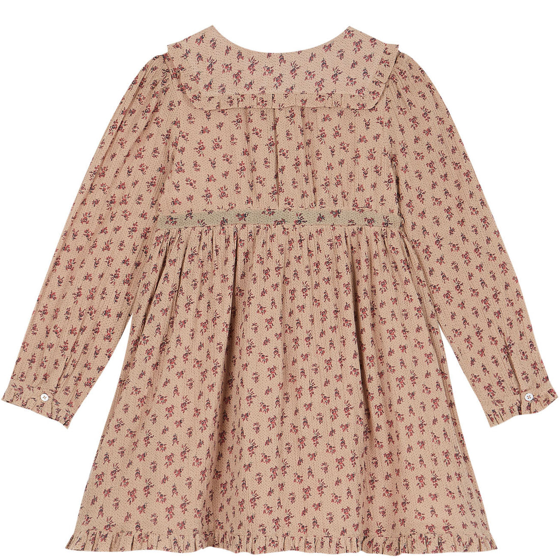 Emile et Ida Pink Floral Print Collar Dress