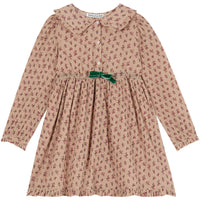 Emile et Ida Pink Floral Print Collar Dress