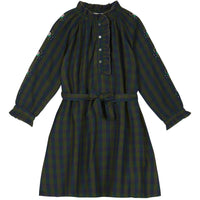 Emile et Ida Cedar Checked Dress